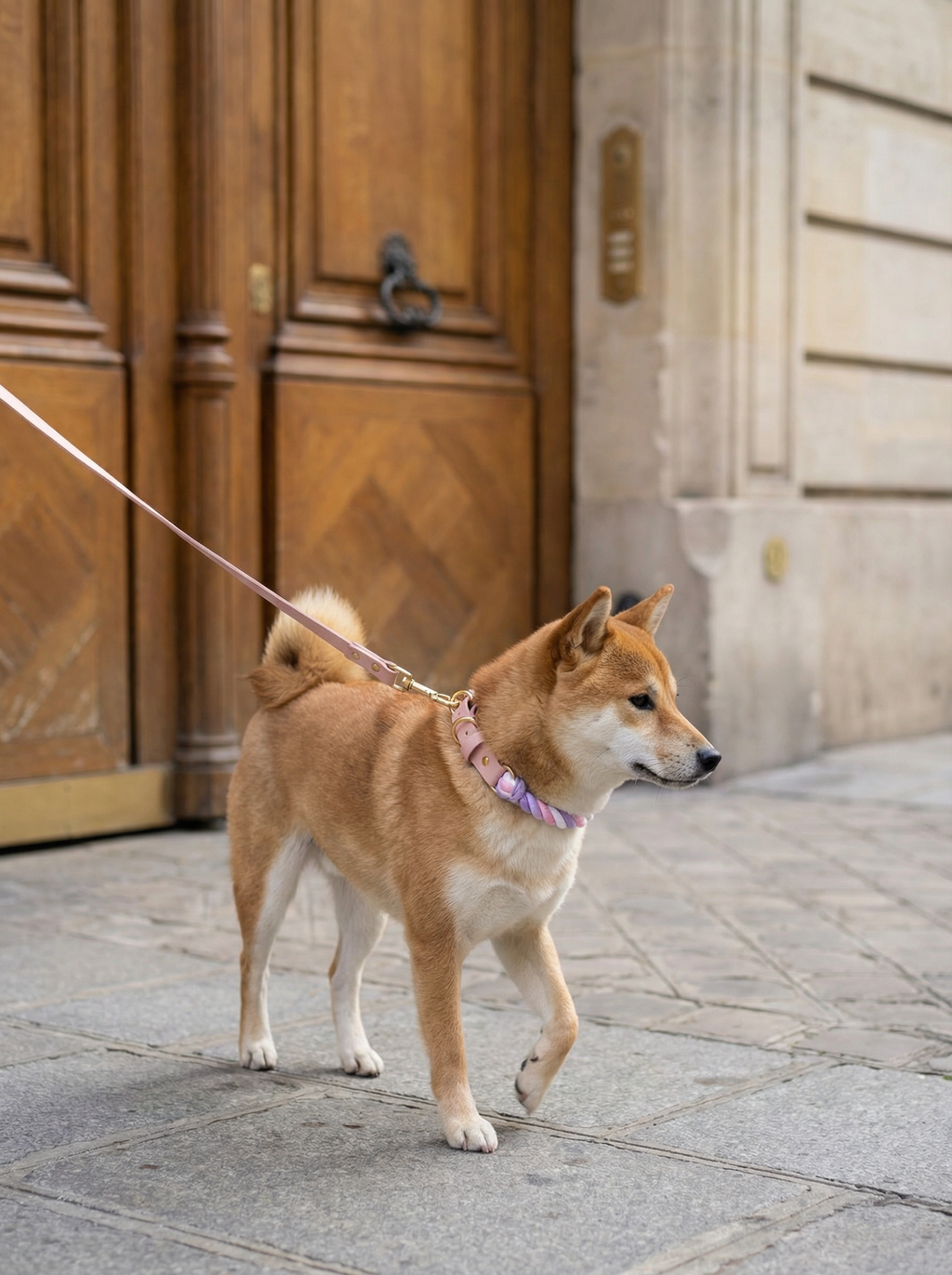 Luxe Royal Leather Rope Collar – Daydream