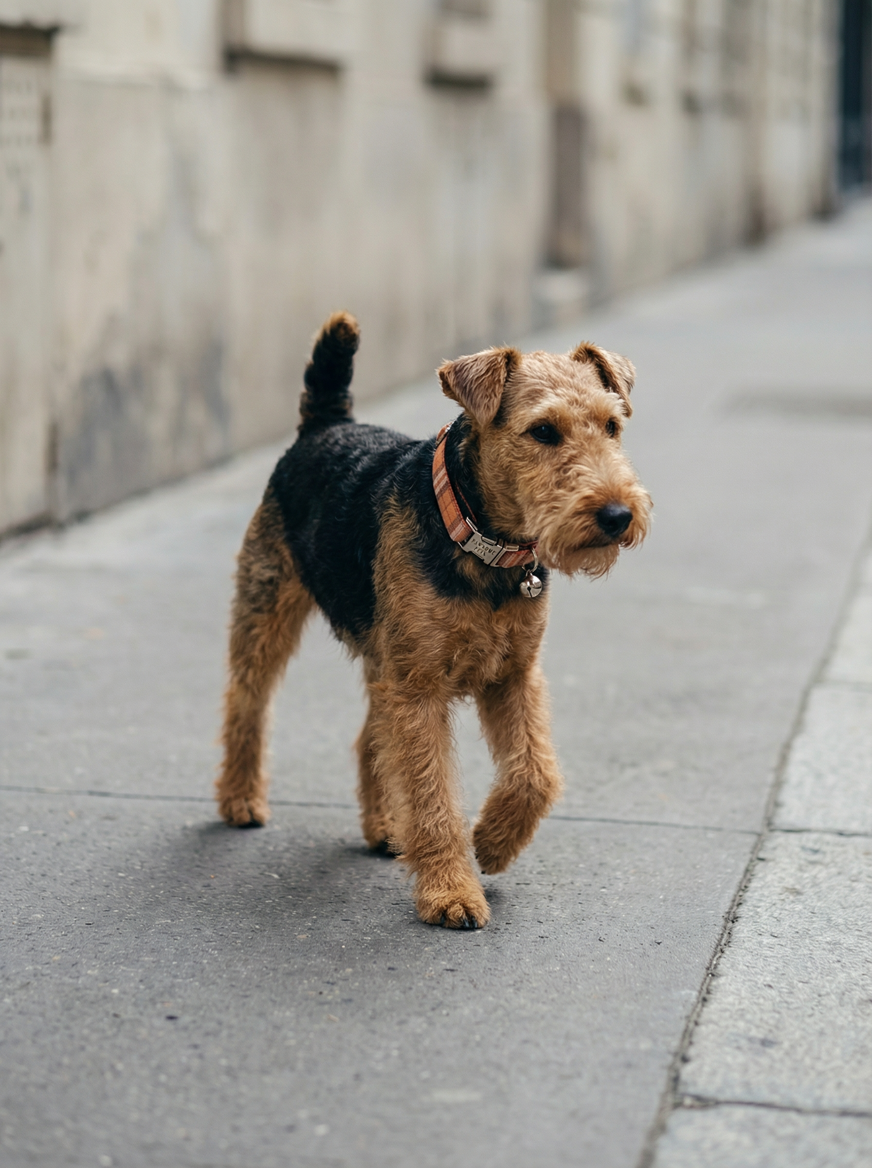 Collar – A Tad of Red Plaid