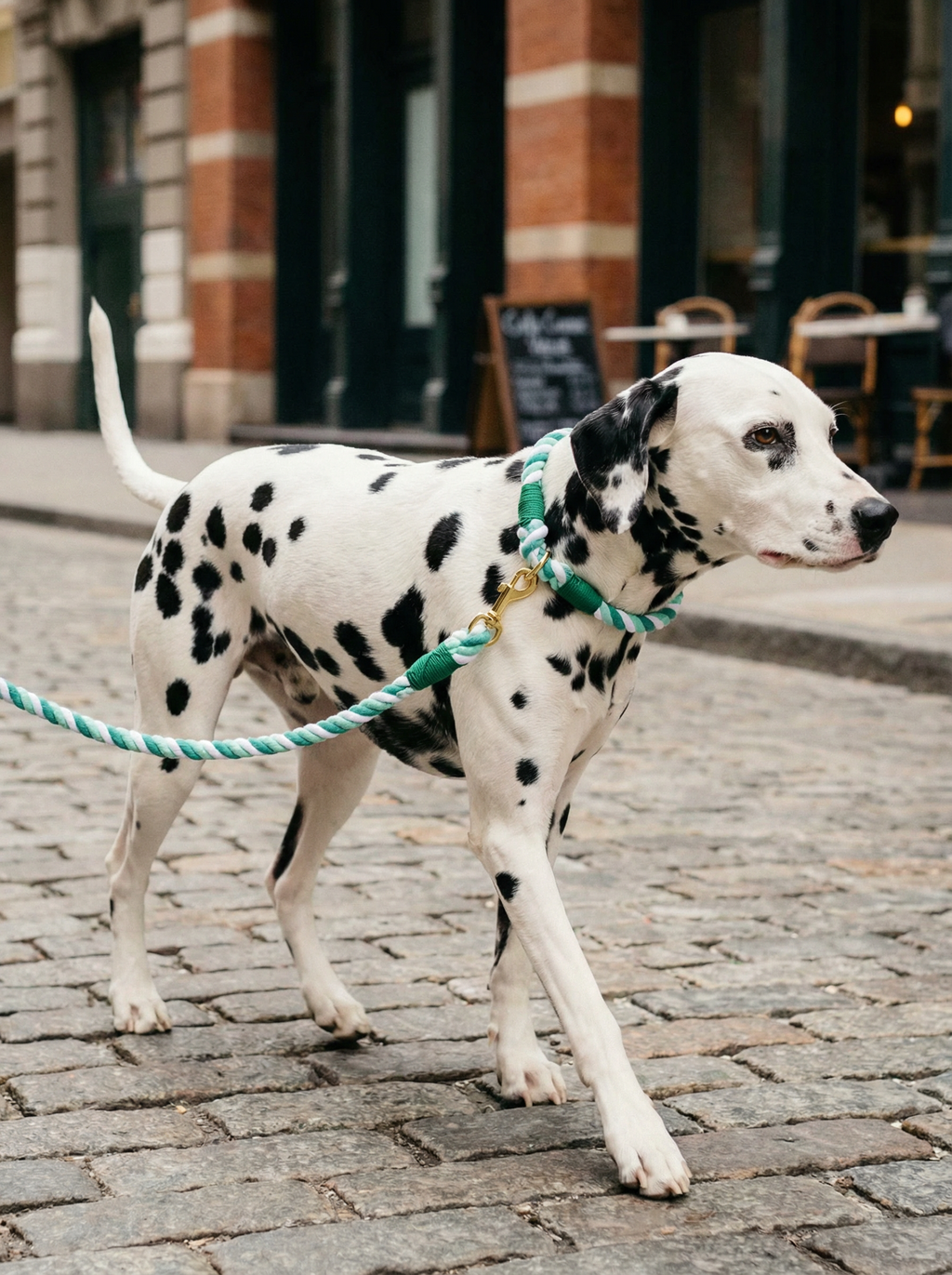 Dog Rope Leash & Collar Set – Forest Love