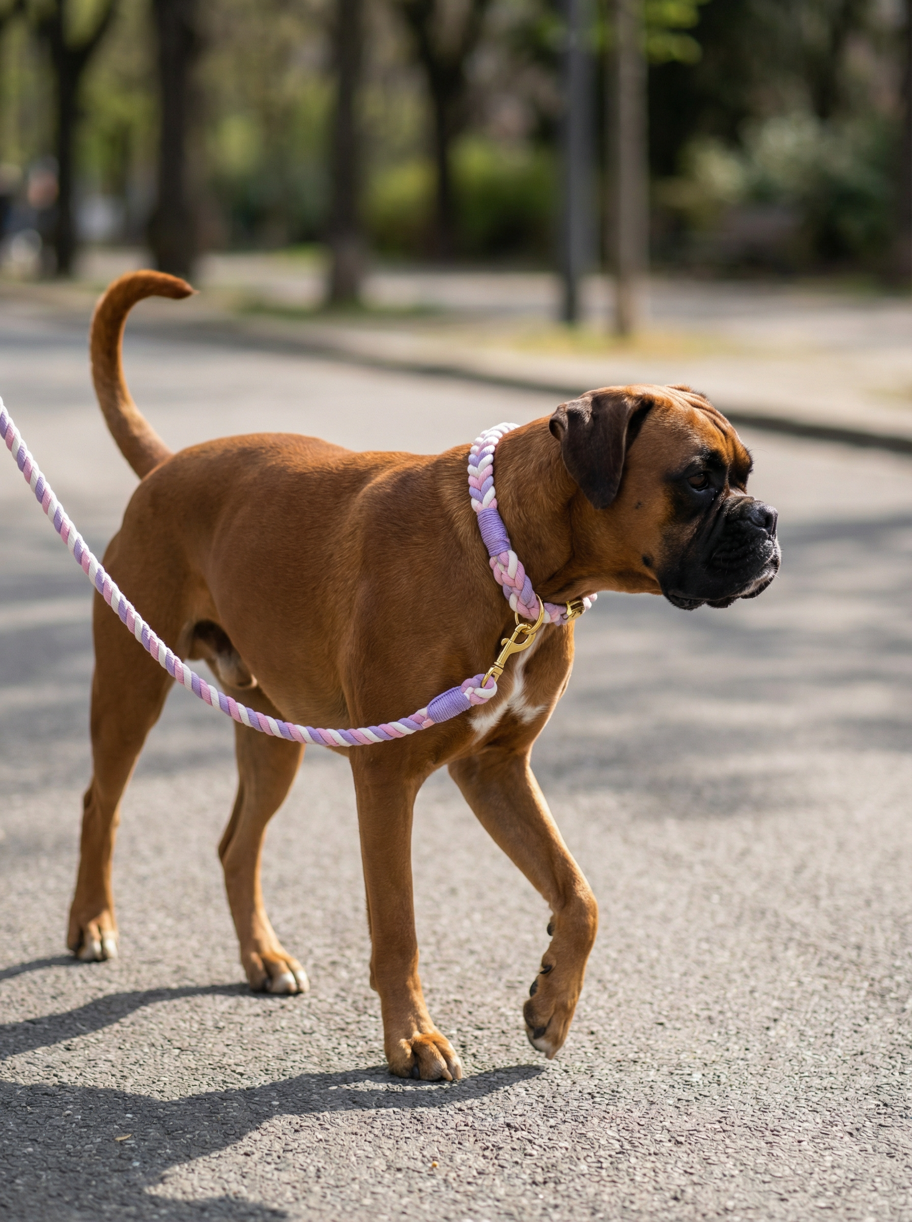 Dog Rope Leash & Collar Set – Sweet Dream