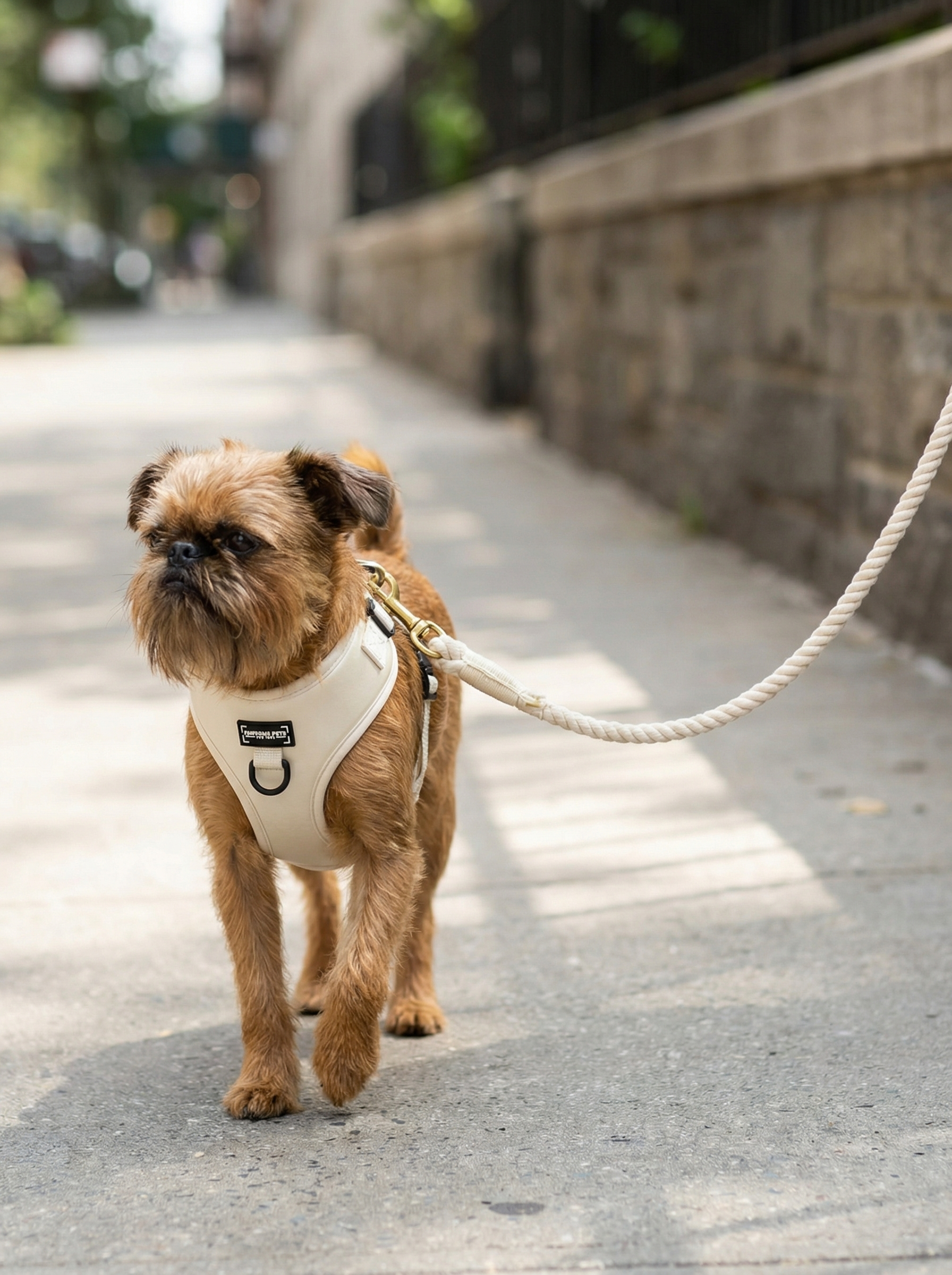 Adjustable Silk Harness White