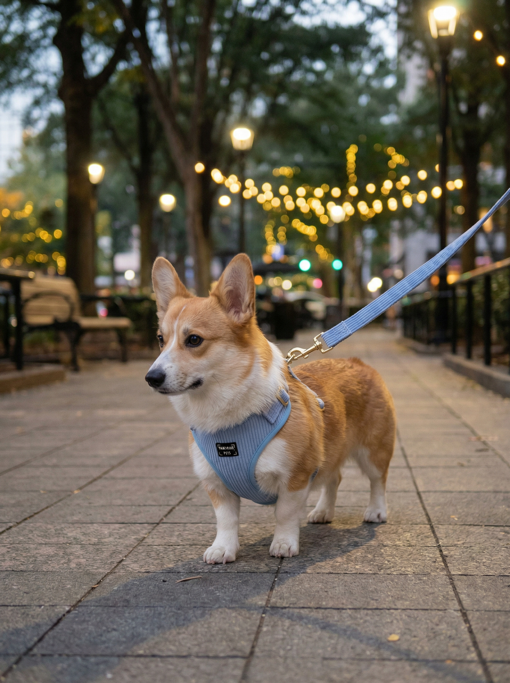 Adjustable Harness Sky Blue