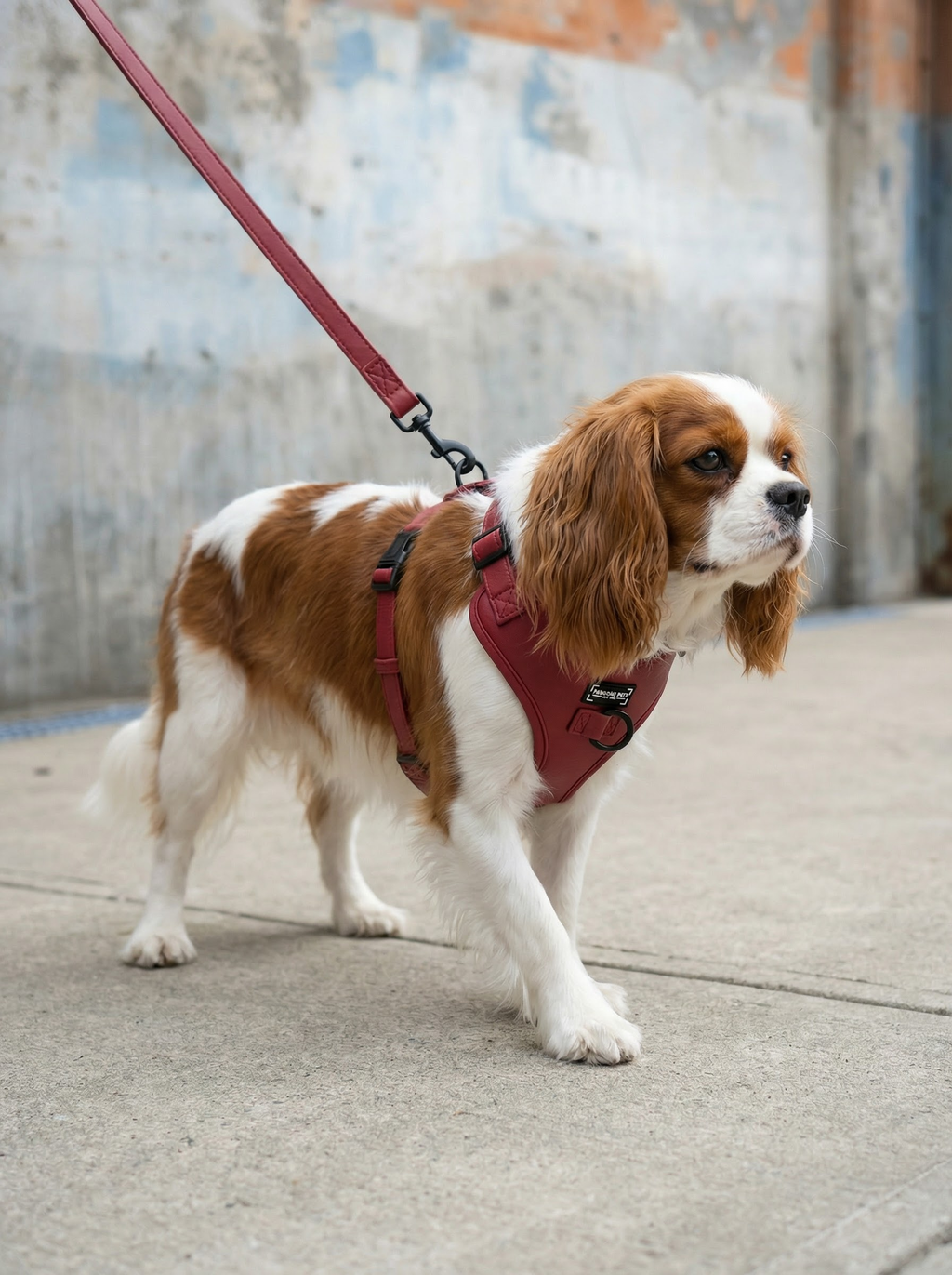 The Adjustable Silk Harness Red