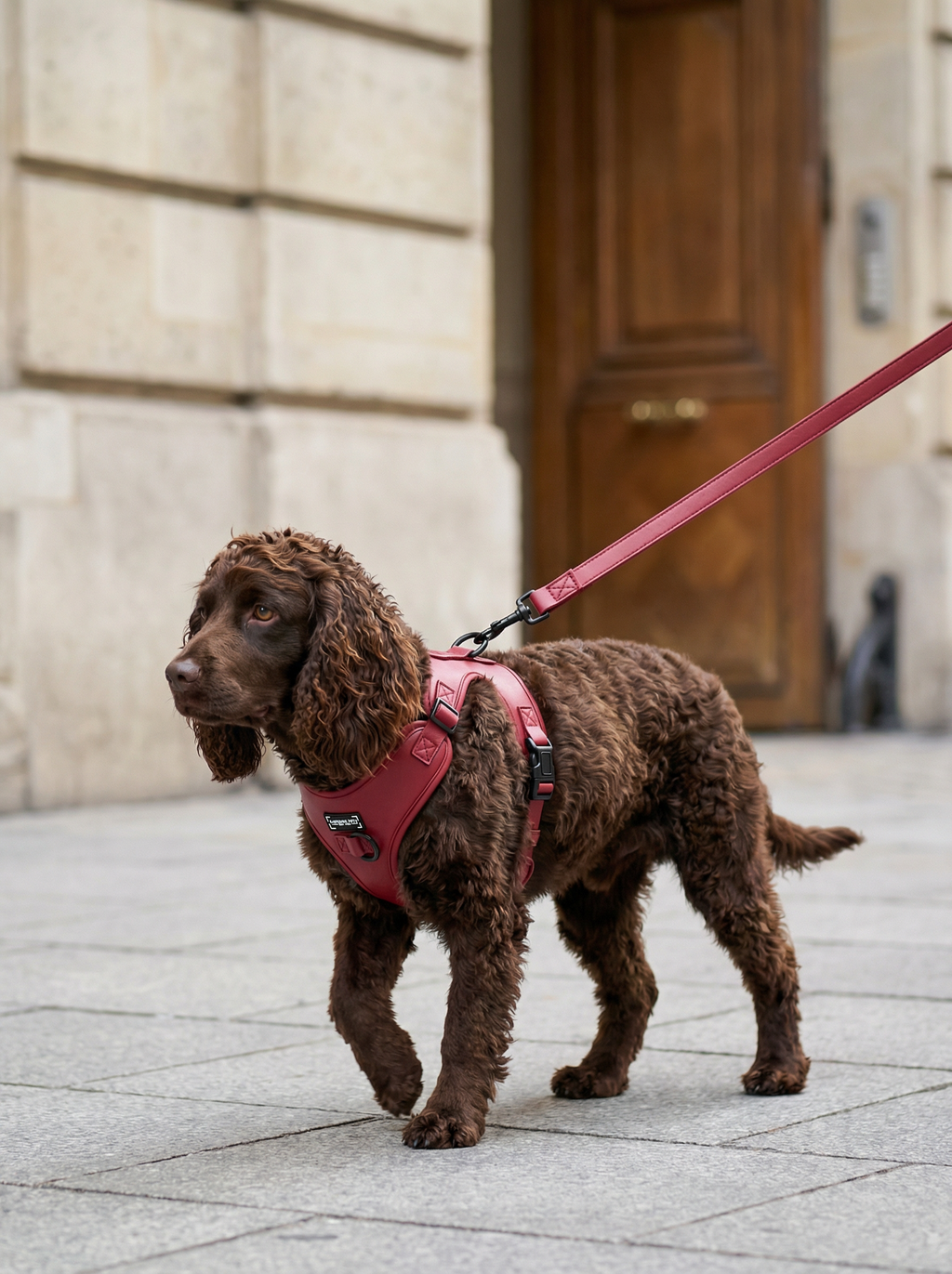 The Adjustable Silk Harness Red