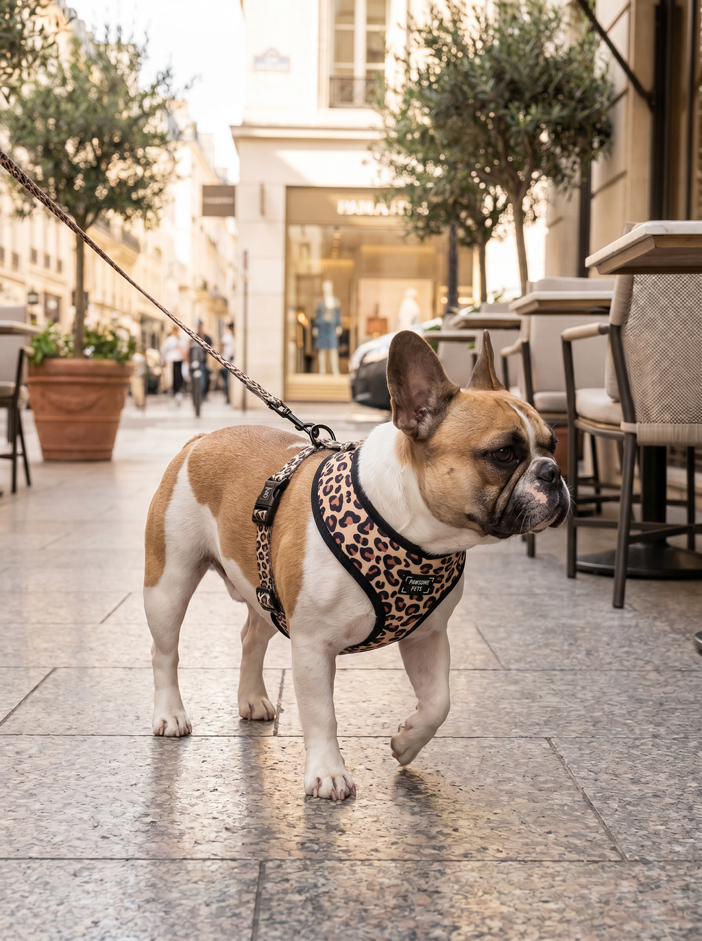 ADJUSTABLE HARNESS - LEOPARD