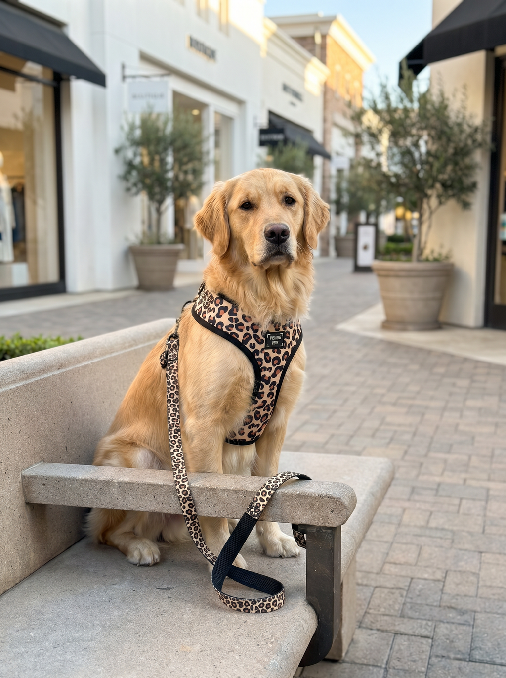 ADJUSTABLE HARNESS - LEOPARD