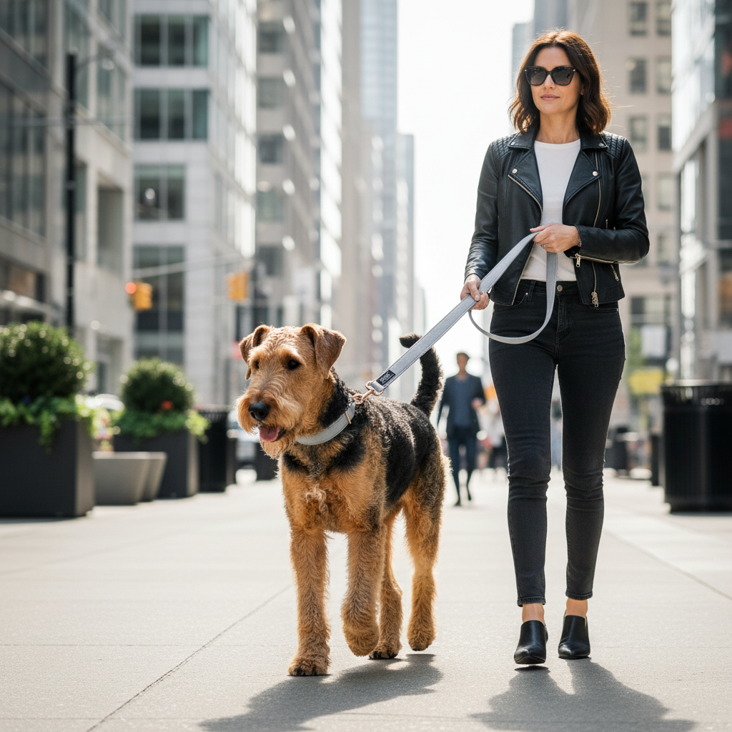 The Signature Leash – Silver Grey