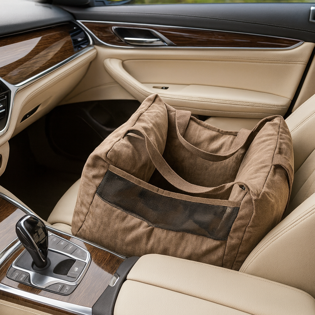 The Puff Guard Car Seat – Camel