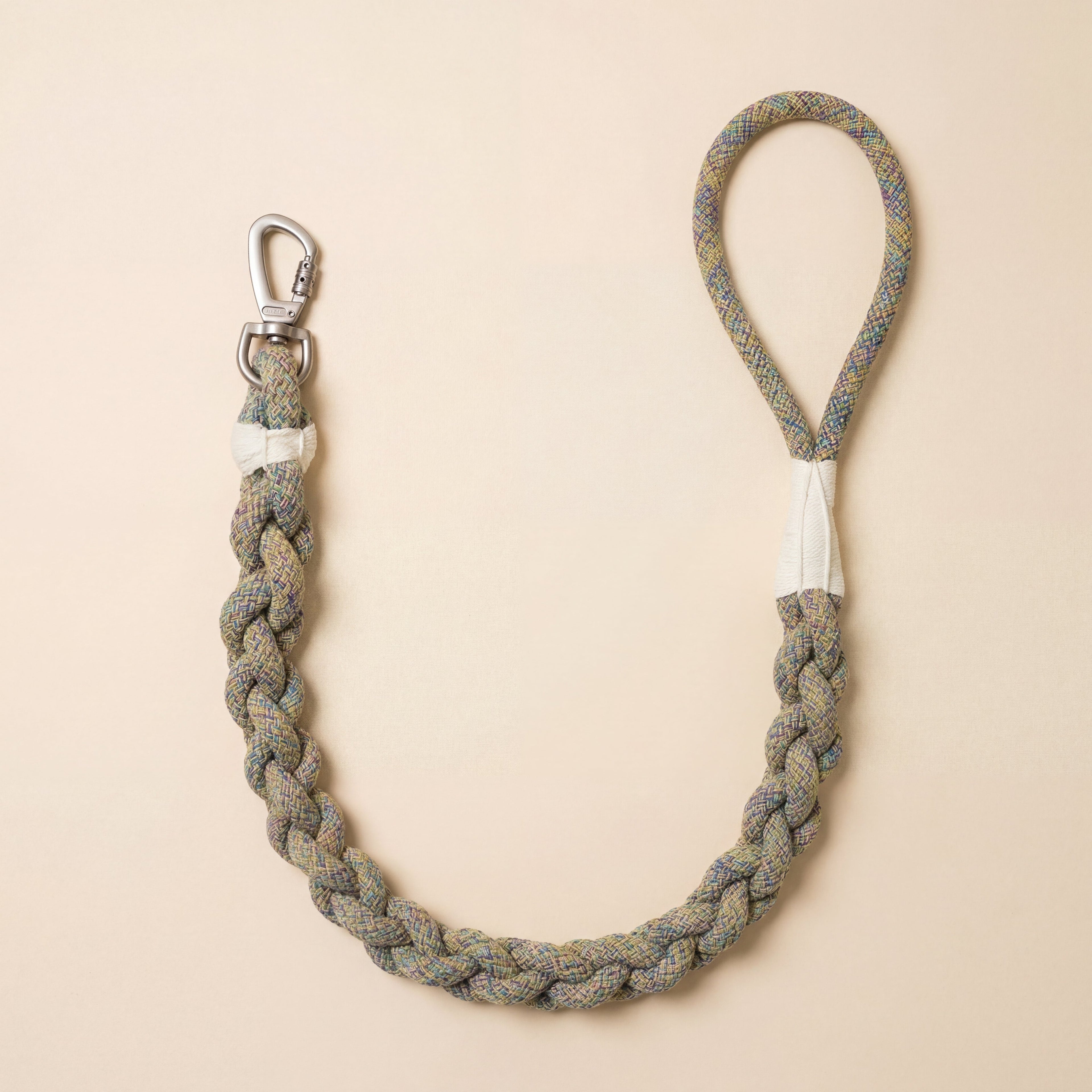 New: Handcrafted Olive Dog Leash | Sustainable | Stylish-1