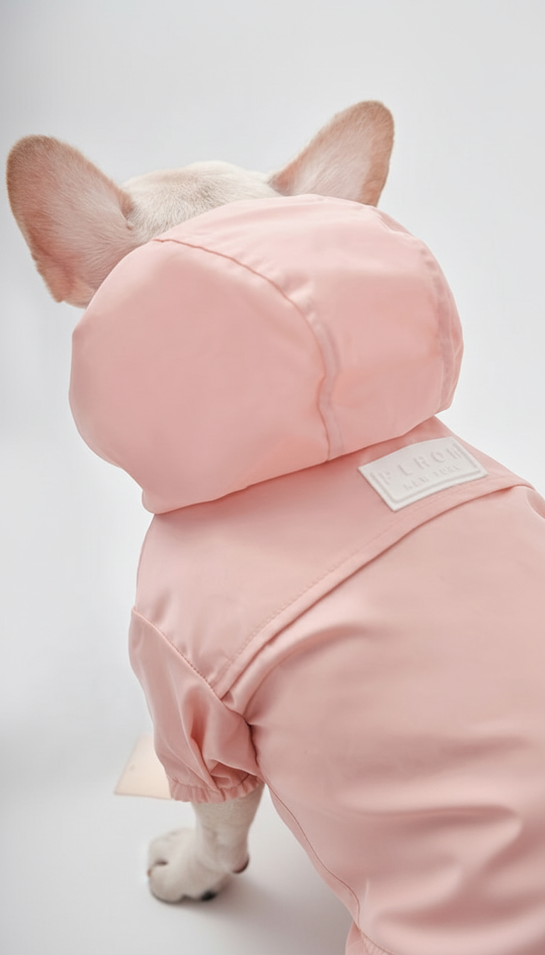 The Tribeca Raincoat – Light Pink