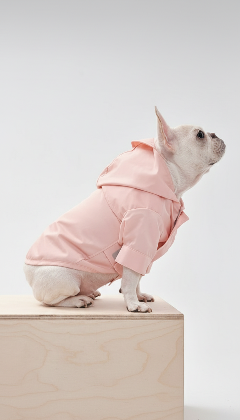 The Tribeca Raincoat – Light Pink